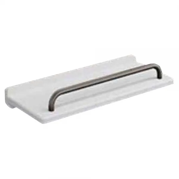 바스앤바스 마사 인조대리석 욕실 일자선반 300 MS-413W, 화이트, 1개