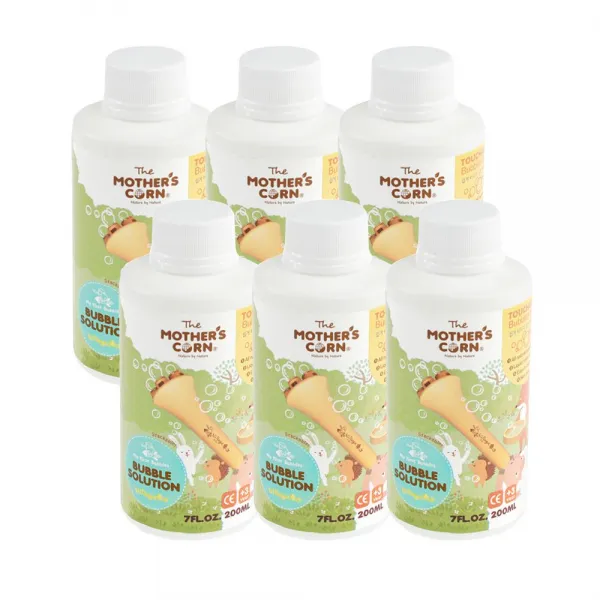 마더스콘 쉽게 터지지 않은 버블용액 200ml, 6개