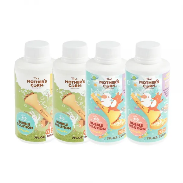 마더스콘 버블용액 200ml 2종 x 2p, 1세트
