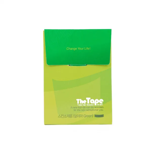 하이모 더 테이프 스킨 소재용 앞이마 가발 테이프 40p, 1개, Green