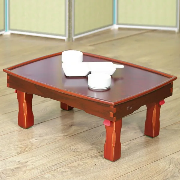 민규네고가구 전통 소반옹기반 교자상 3인 W 510mm x H 230mm x D 390mm