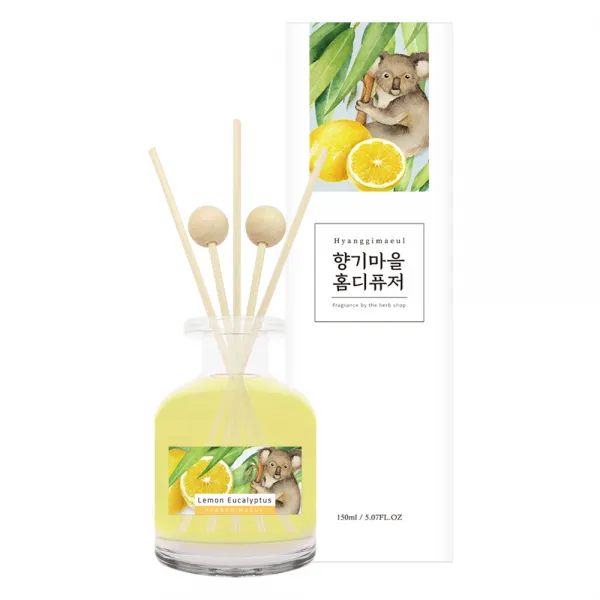 향기마을 실내용 홈 디퓨저 150ml, 레몬유칼립투스