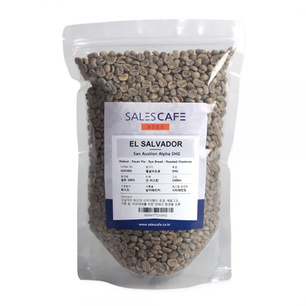 세일즈카페 엘살바도르 산 어스틴 알파 SHG 커피 생두 1kg, 1개