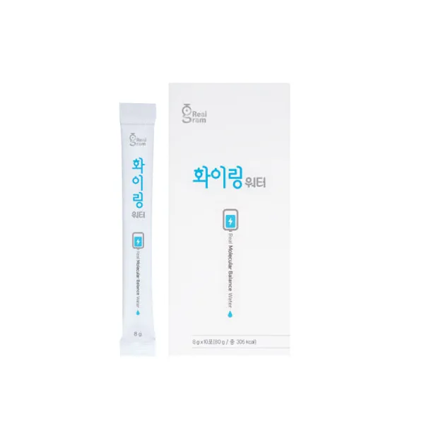 리얼그램 화이링워터 포도당 보충제, 8g, 10개