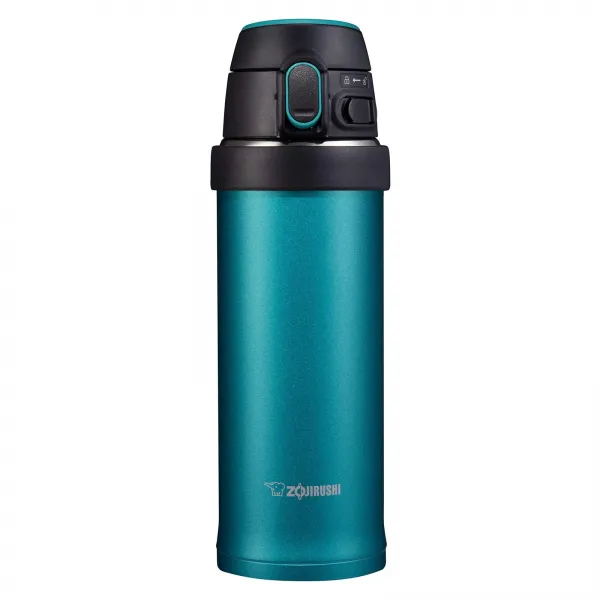 조지루시 플립앤고 보온보냉 원터치 텀블러 SM-QAF, 청록색(GK), 480ml