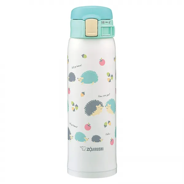 조지루시 초경량 보온보냉 원터치 텀블러 Sm Sg48 고슴도치 민트 Gk 480ml