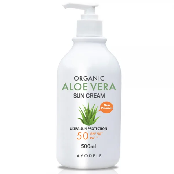 아요델 알로에베라 선크림 Spf50+ Pa+++ 500ml 1개