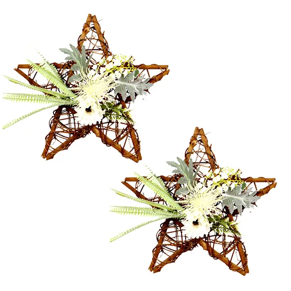 블러마트 조화 벽걸이 오각형 펜던트 홈장식 2p, TYPE5