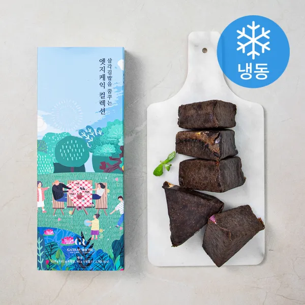 가또리쉬 삼각김밥을 꿈꾸는 엣지케익 컬렉션 82g x 4p + 90g 세트 (냉동), 1세트