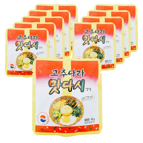 고추나라 맛다시 양념 소스, 60g, 10개