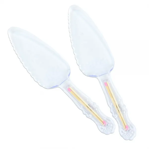 1석 3조 다목적 케익칼 투명, 50개