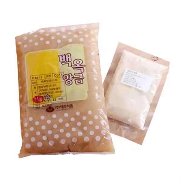 쿠킹스토리 상투과자 재료 백앙금 1kg + 아몬드가루 50g 세트 1개 상투과자 재료세트