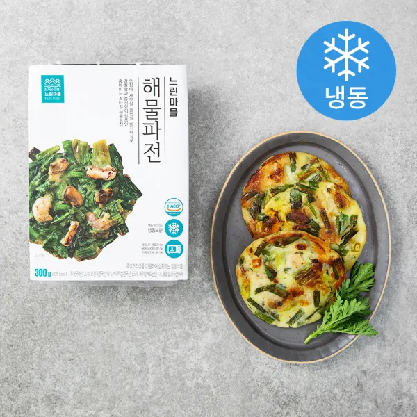 느린마을 해물파전 (냉동), 300g, 2팩