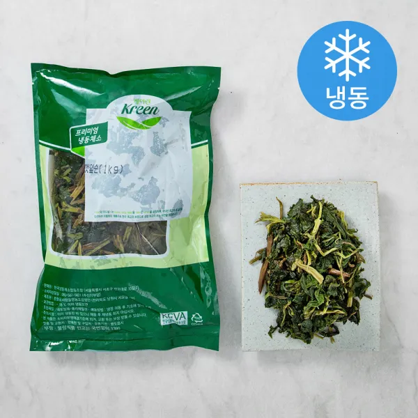 케이린 국내산 깻잎순 (냉동), 1kg, 1봉