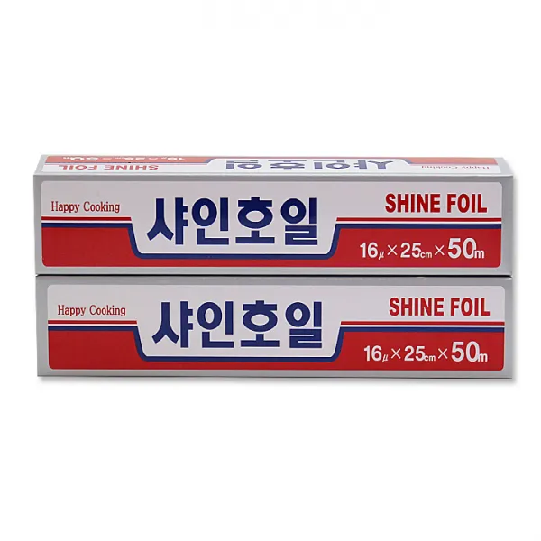 에버랩 샤인 알루미늄 쿠킹호일 25cm X 50m 2개