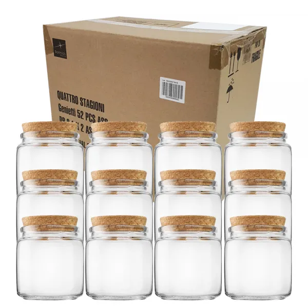 보르미올리 지아라 코르크 자 유리저장병, 750ml, 12개