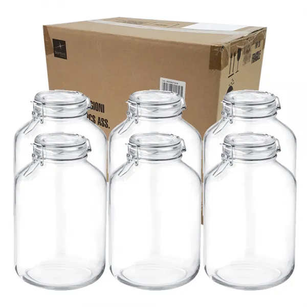 보르미올리 피도 자 유리저장병, 5000ml, 6개