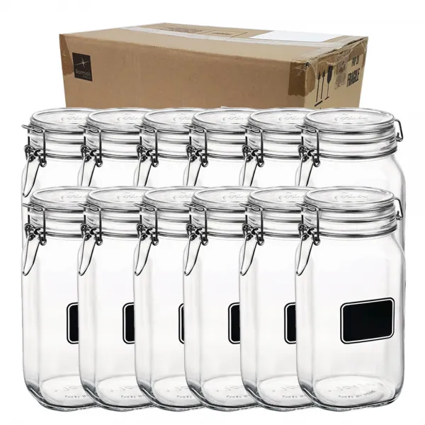 보르미올리 피도 자 유리저장병 블랙라벨, 1500ml, 12개