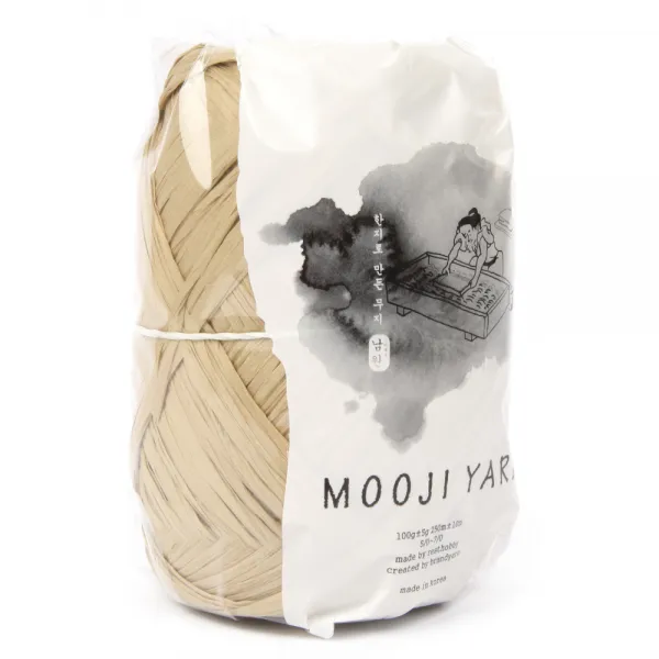 브랜드얀 무지얀 뜨개실 1p 02 볏짚색 250m