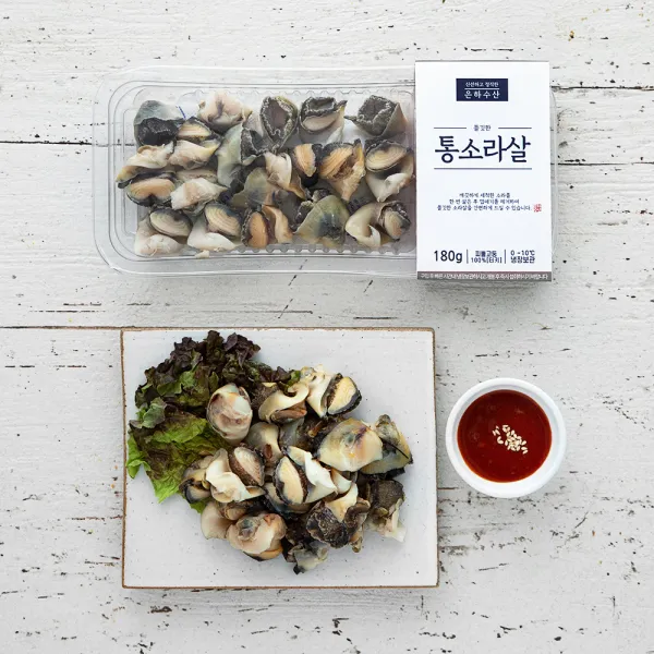 은하수산 쫄깃한 통 소라살 180g + 초고추장 30g, 1팩