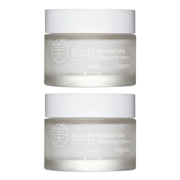 미친스킨 트러블케어 수면크림 Upgrade 50g 2개