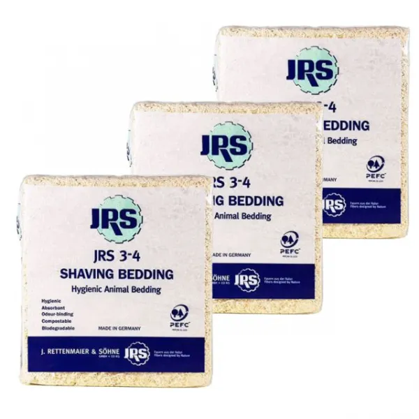 JRS 3 4 전나무 햄스터 고슴도치 베딩, 1kg, 3개