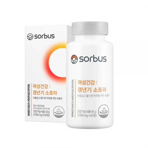 소버스 여성건강 갱년기 소포라 영양제, 60정, 1개