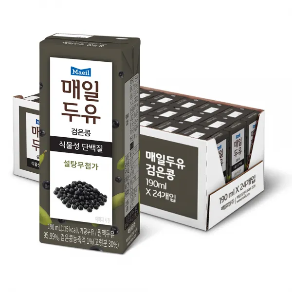 매일유업 매일두유 검은콩 190ml 24개