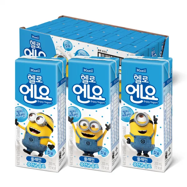 엔요 유산균음료 플레인 200ml 24개