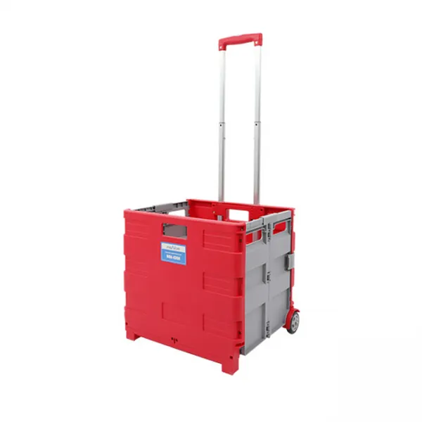 모아봄 접이식 슬라이드락 쇼핑카트 35kg, 혼합색상, 1개