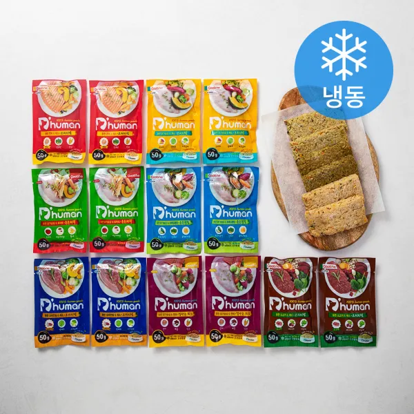 듀먼 종합 영양특식 50g (냉동), 7종, 2세트