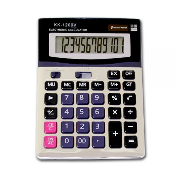 계산기 회계용 컬러계산기 1200, 실버
