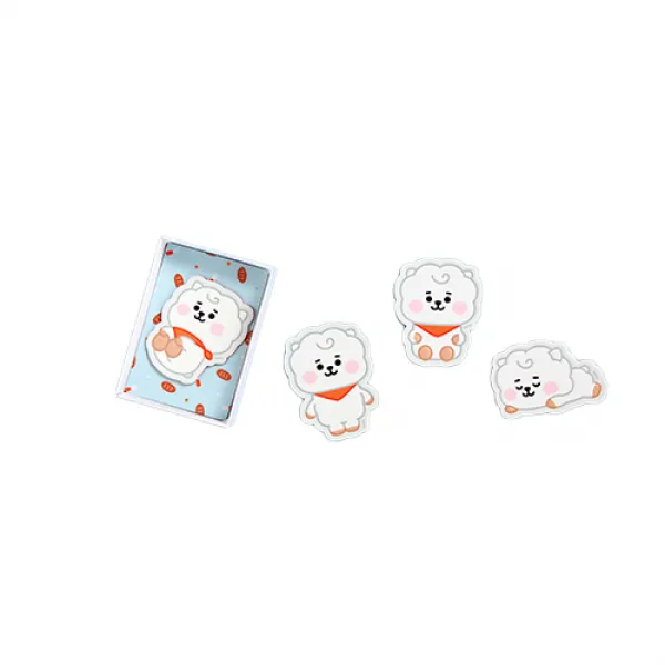 모노폴리 BT21 BABY 레더스티커 4종 세트, 알제이, 1세트