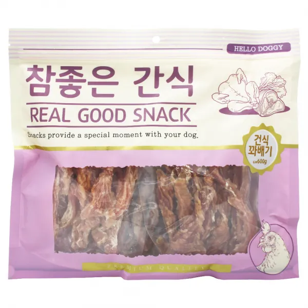 참좋은간식 헬로도기 강아지 간식 600g, 건식꽈배기, 1개