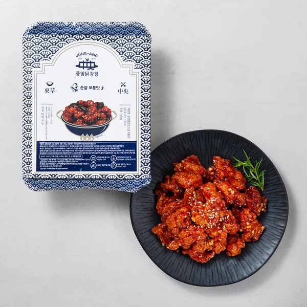 중앙닭강정 순살 보통맛, 600g, 1팩