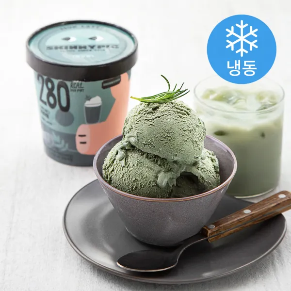스키니피그 아이스크림 쑥라떼 (냉동), 474ml, 1개
