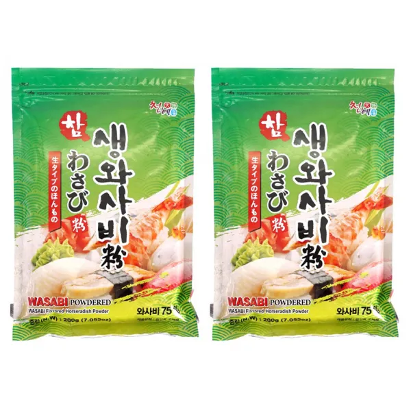 천혜 참 생와사비 분말 200g 2개