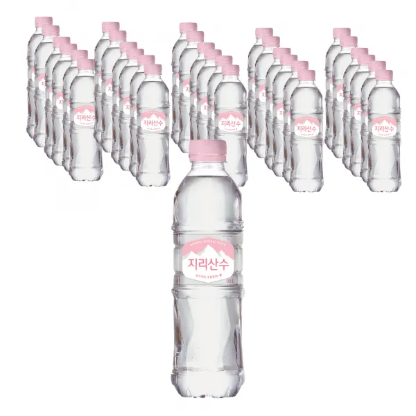 아워홈 지리산수 핑크, 500ml, 40개