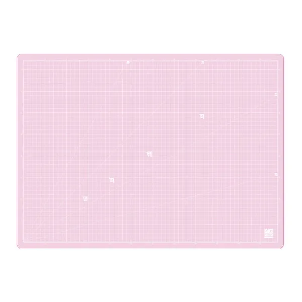 반투명 칼판 데스크 컷팅매트 핑크