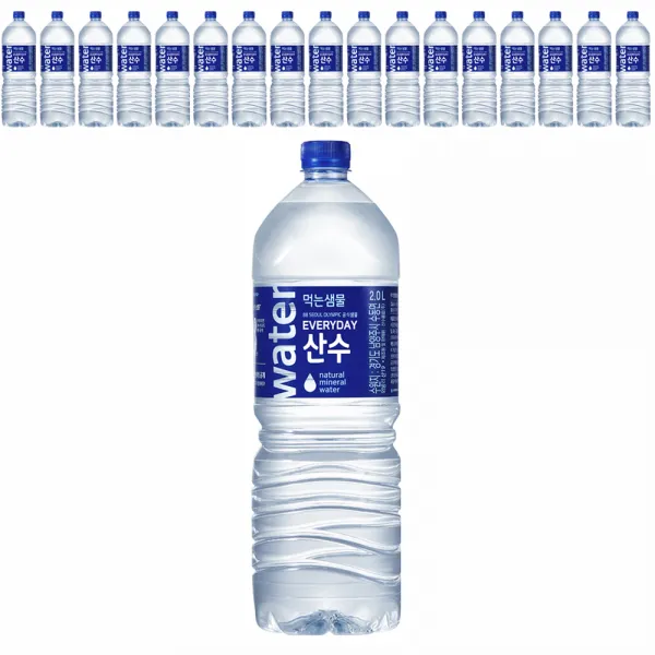 먹는샘물산수 EVERYDAY 산수, 2L, 18개