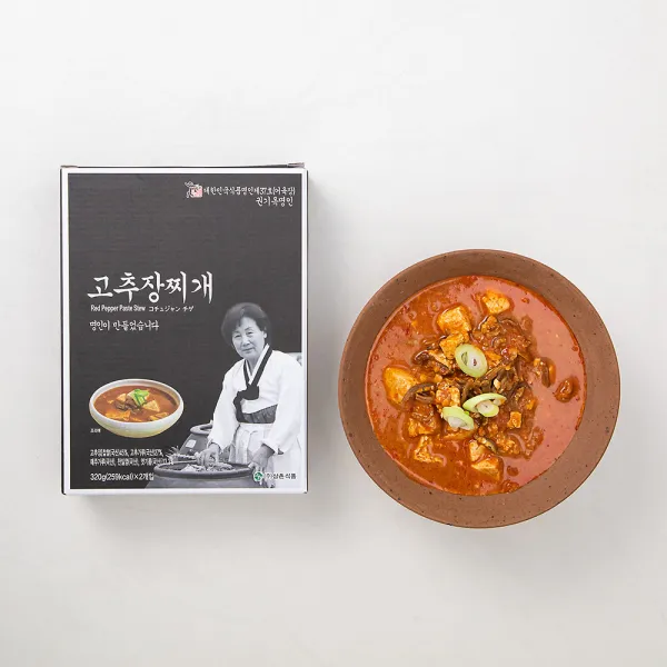 상촌식품 권기옥명인 고추장찌개, 320g, 2개
