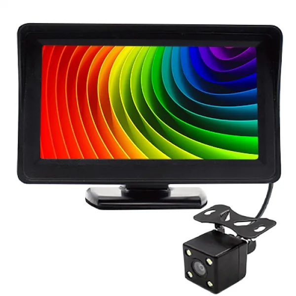 아이카 전차종 모니터 후방카메라 LED세트 방문장착 A, ICAR-001S