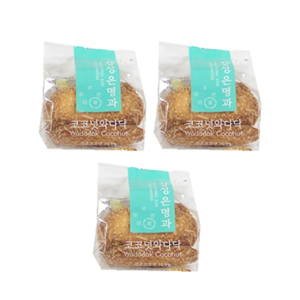 강성은명과 코코넛와다닥 디저트 과자, 67g, 3개