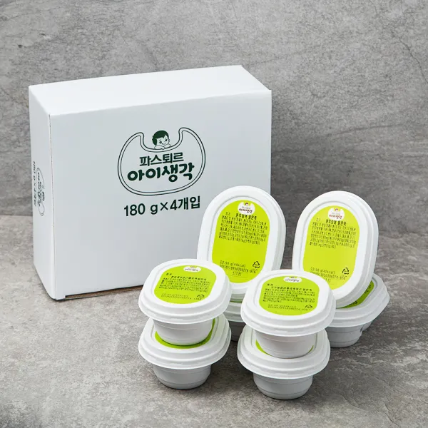 파스퇴르 아이생각 이유식 중기 7~8개월 A세트, 180g, 4개