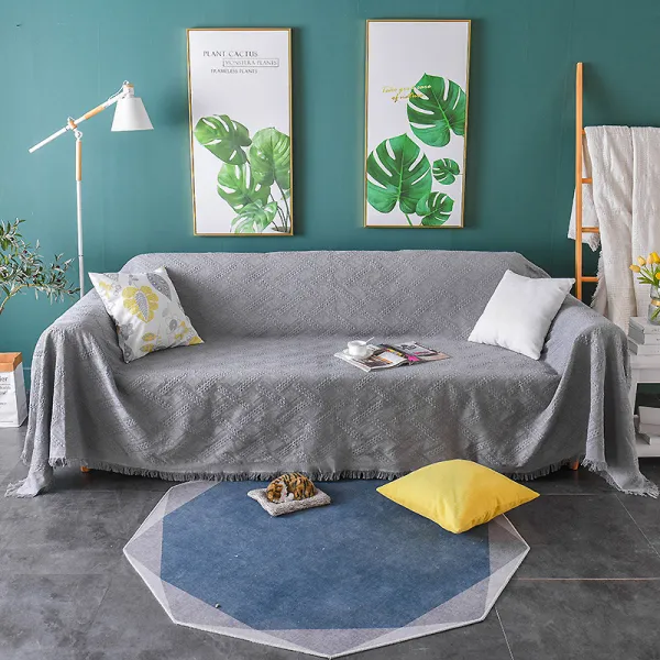 구르밍 소파커버 그레이