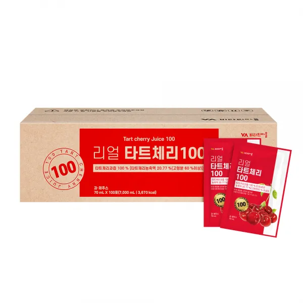 비타민마을 리얼 타트체리주스 100, 70ml, 100개