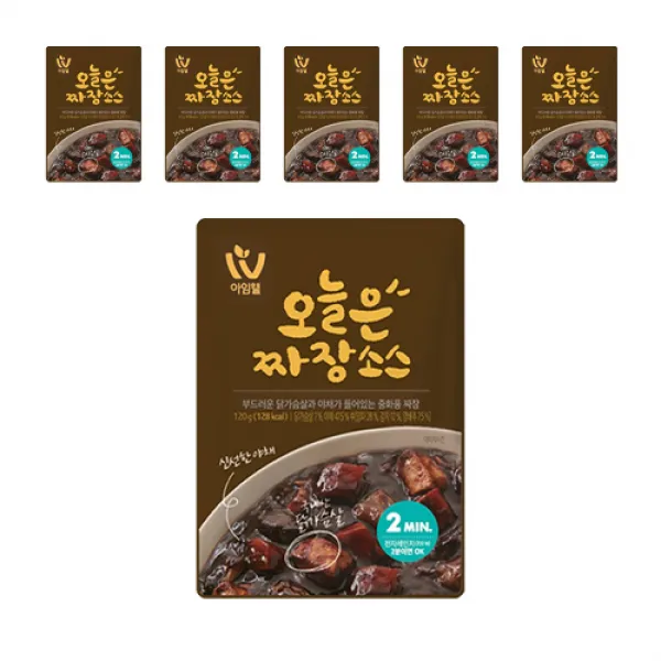아임웰 오늘은 짜장소스 120g 6개