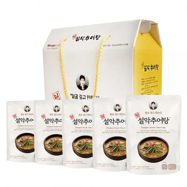 남가네설악추어탕 + 선물상자 세트 450g 5개
