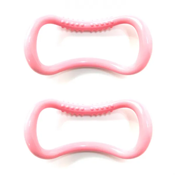아사나 써클 필라테스 요가링 2p + 파우치 마사지 로즈 핑크