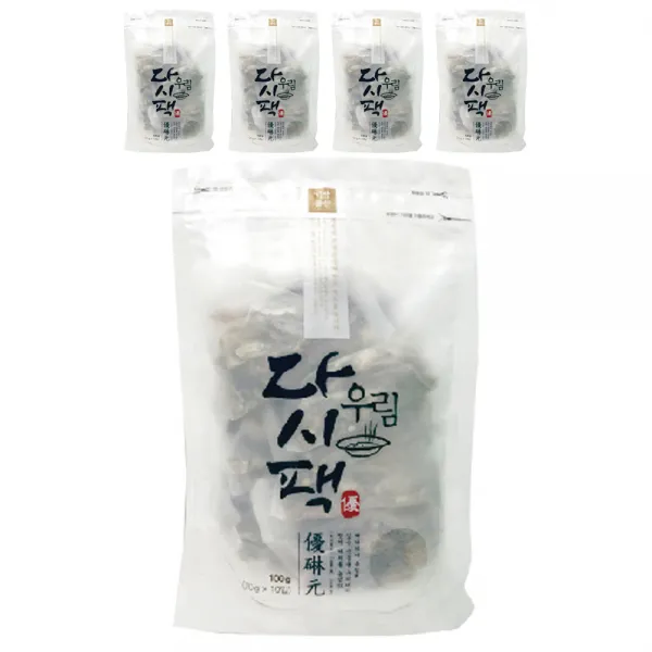 기장애 우림 다시팩, 100g, 5개
